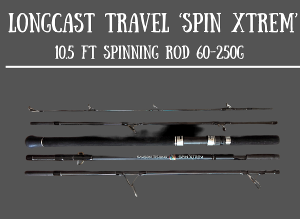 Samson Spin Xtrem 5 Piece Spinning/Popping Travel Rod 60-250g – Samson Lures Australia