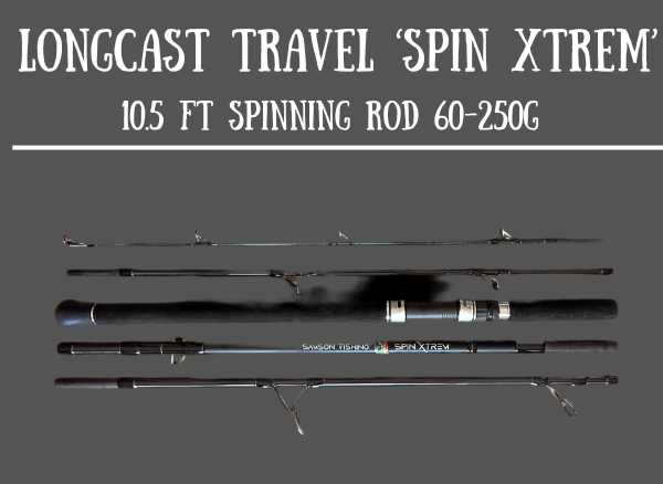 Samson Spin Xtrem 5 Piece Spinning/Popping Travel Rod 60-250g AVAILABLE END OF NOVEMEBER