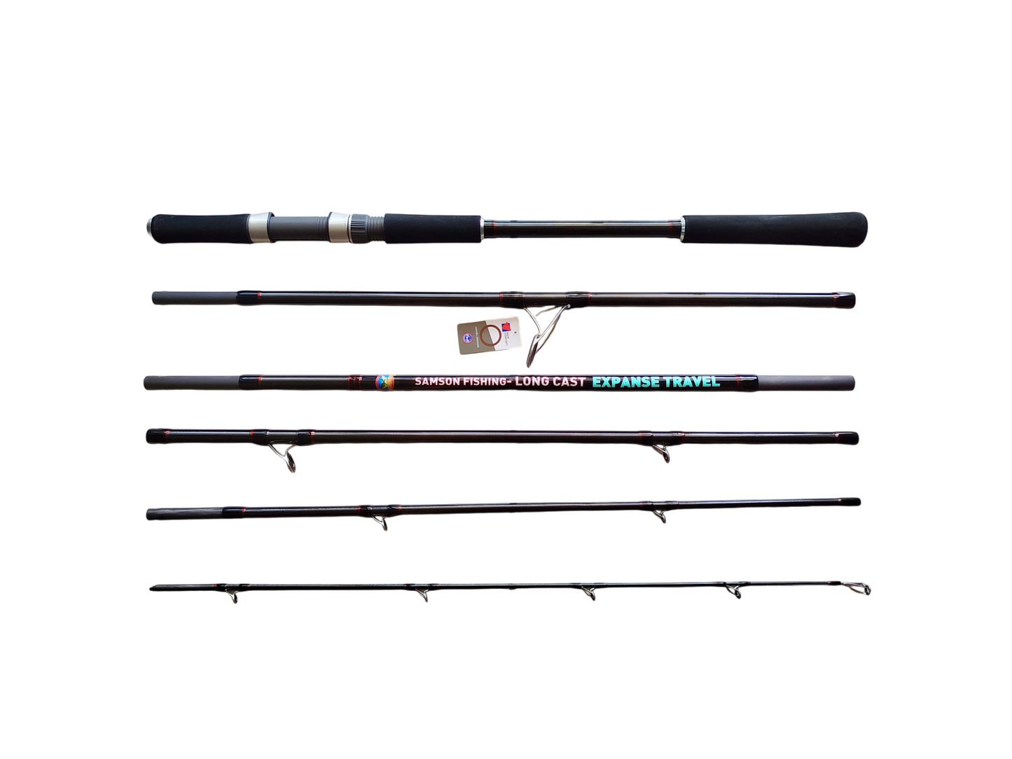 Samson Long Cast Spinning Rod 'EXPANSE TRAVEL' 12ft Spinning Rod (15-60g)